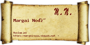 Margai Noé névjegykártya